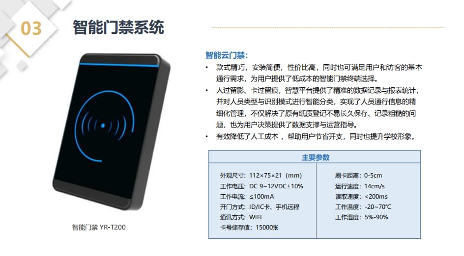 智能门禁系统架构