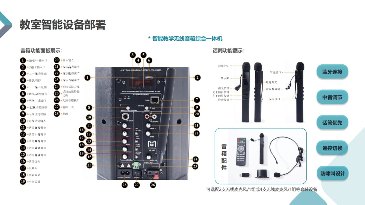 智能教学音箱设备